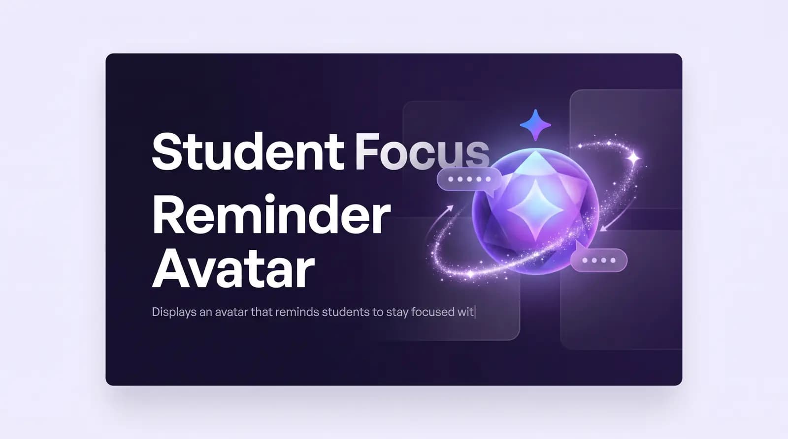 Student Focus Reminder Avatar
